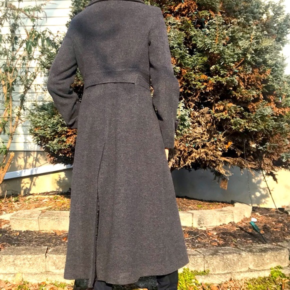 Wool full length Coat by Fleet Street LTD size 2 - Picture 2 of 6
